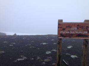 Vista Volcán Quetrupillan. But wheres the volcano? Views for the entirety of day 2